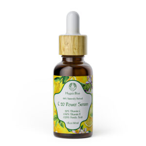 C 20 Power Serum –      20% Vitamin C     0.50% Vitamin E     0.25% Ferulic Acid